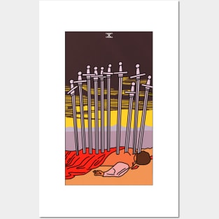 10 of Swords Posters and Art